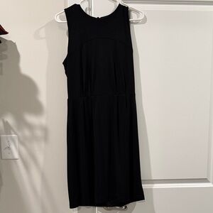 LOFT Black Sleeveless Mini Dress